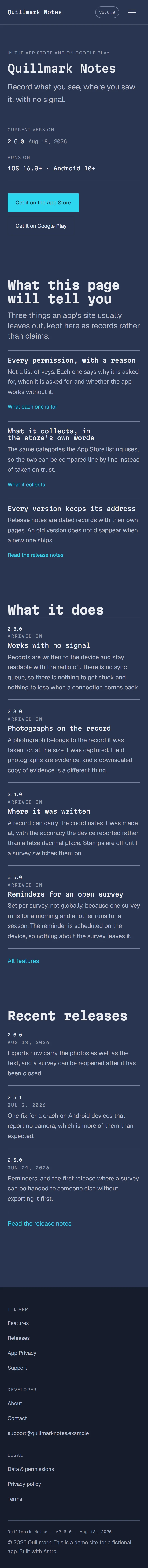 Wardlow — Home page on mobile, full-page render